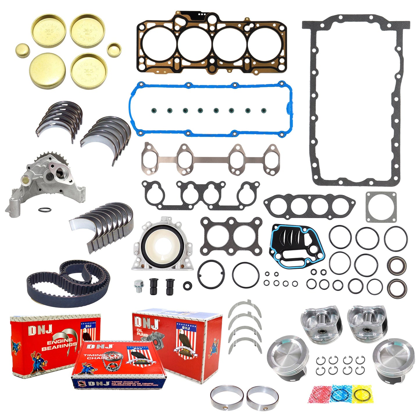 Master Engine Rebuild Kit 1998-2001 Volkswagen 2.0L