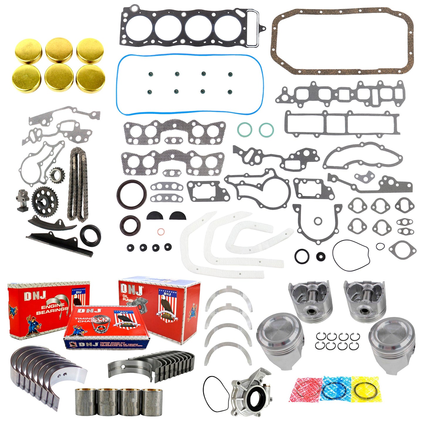 Master Engine Rebuild Kit 1982 Toyota 2.4L