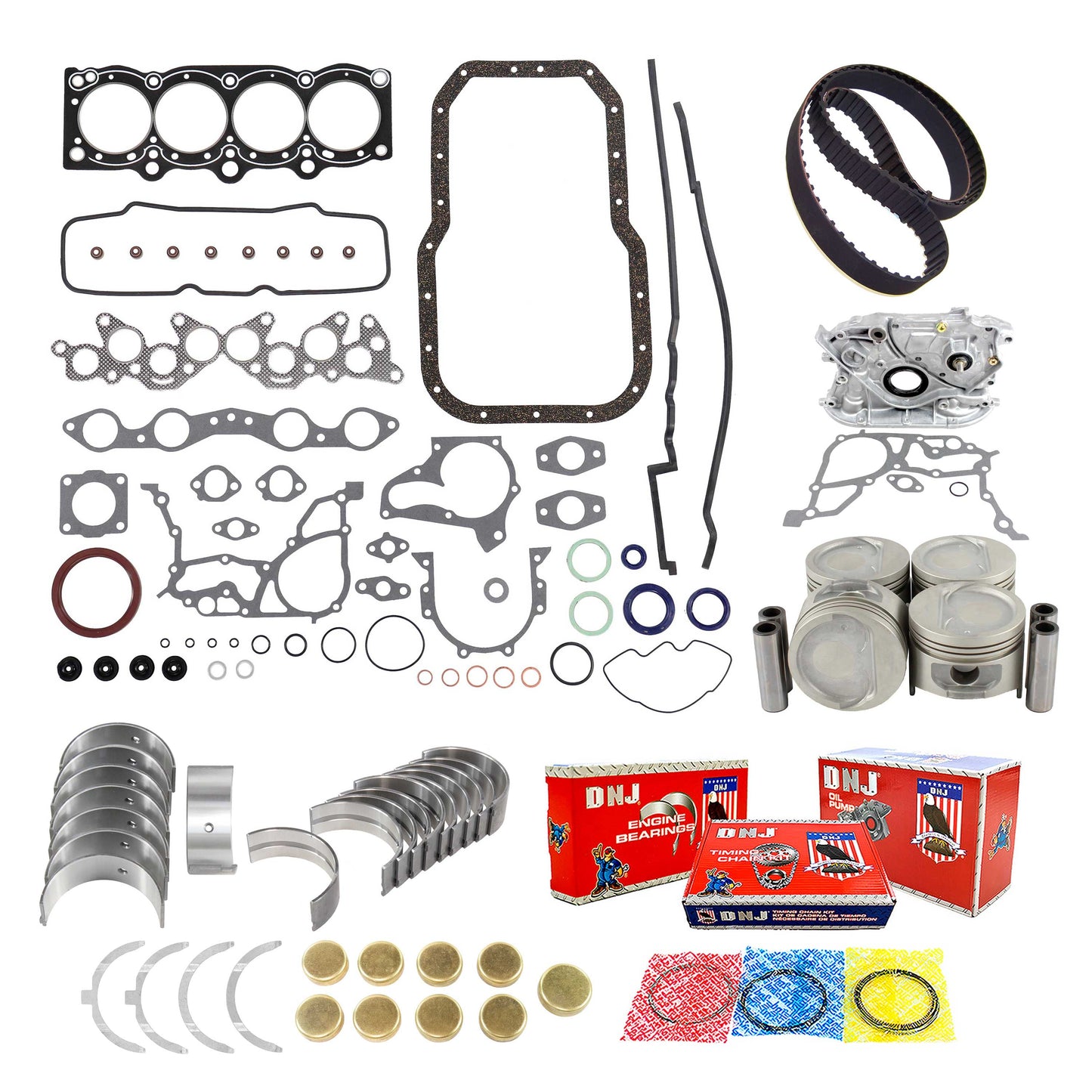 Master Engine Rebuild Kit 1983-1986 Toyota 2.0L L4