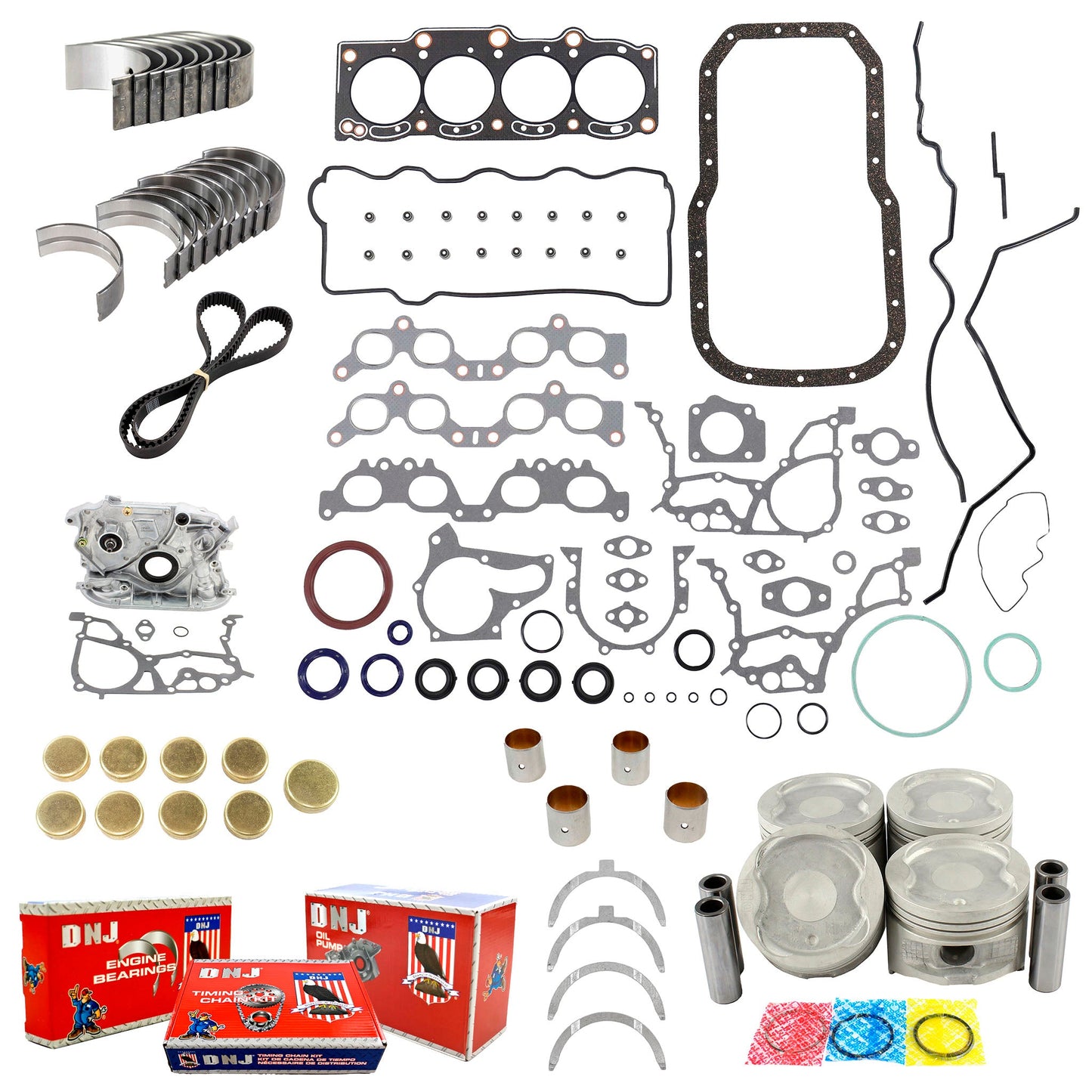 Master Engine Rebuild Kit 1987-1991 Toyota 2.0L 3S-FE L4
