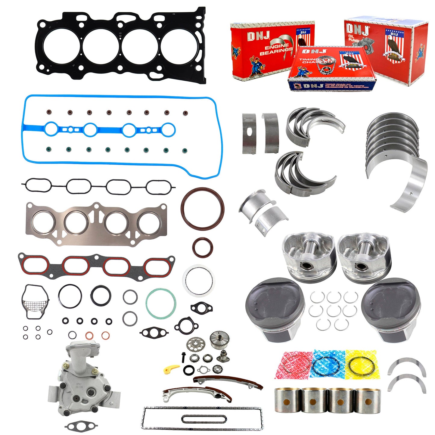 Master Engine Rebuild Kit 2006 Toyota RAV4 2.4L L4