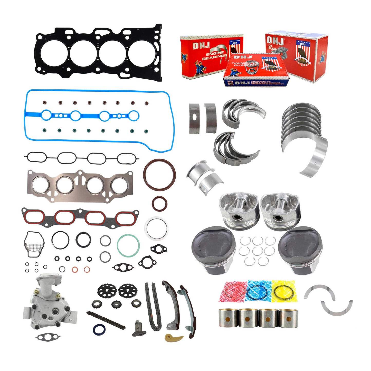 Master Engine Rebuild Kit 2006 Toyota 2.4L