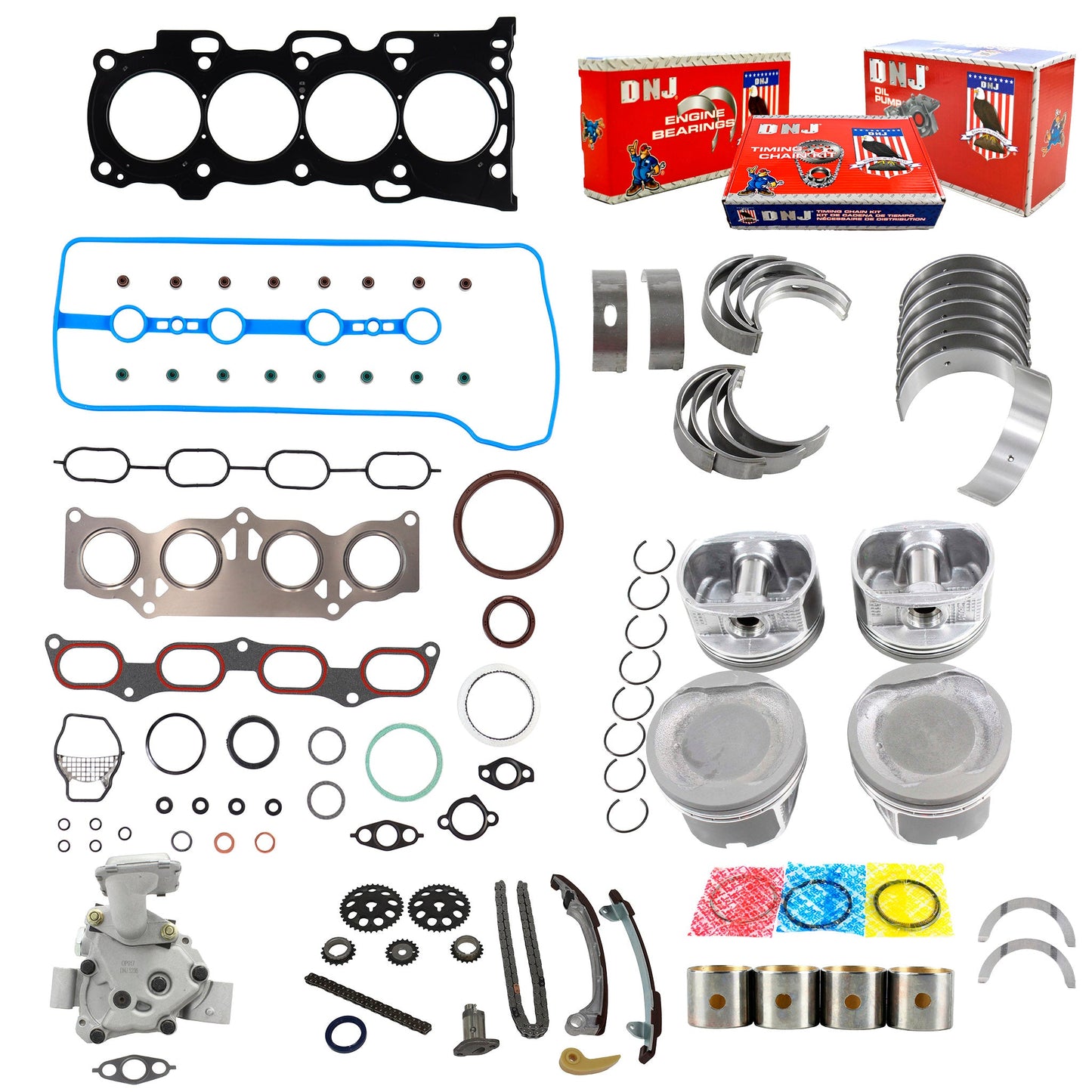 Master Engine Rebuild Kit 2001-2006 Scion, Toyota 2.4L L4 Engines