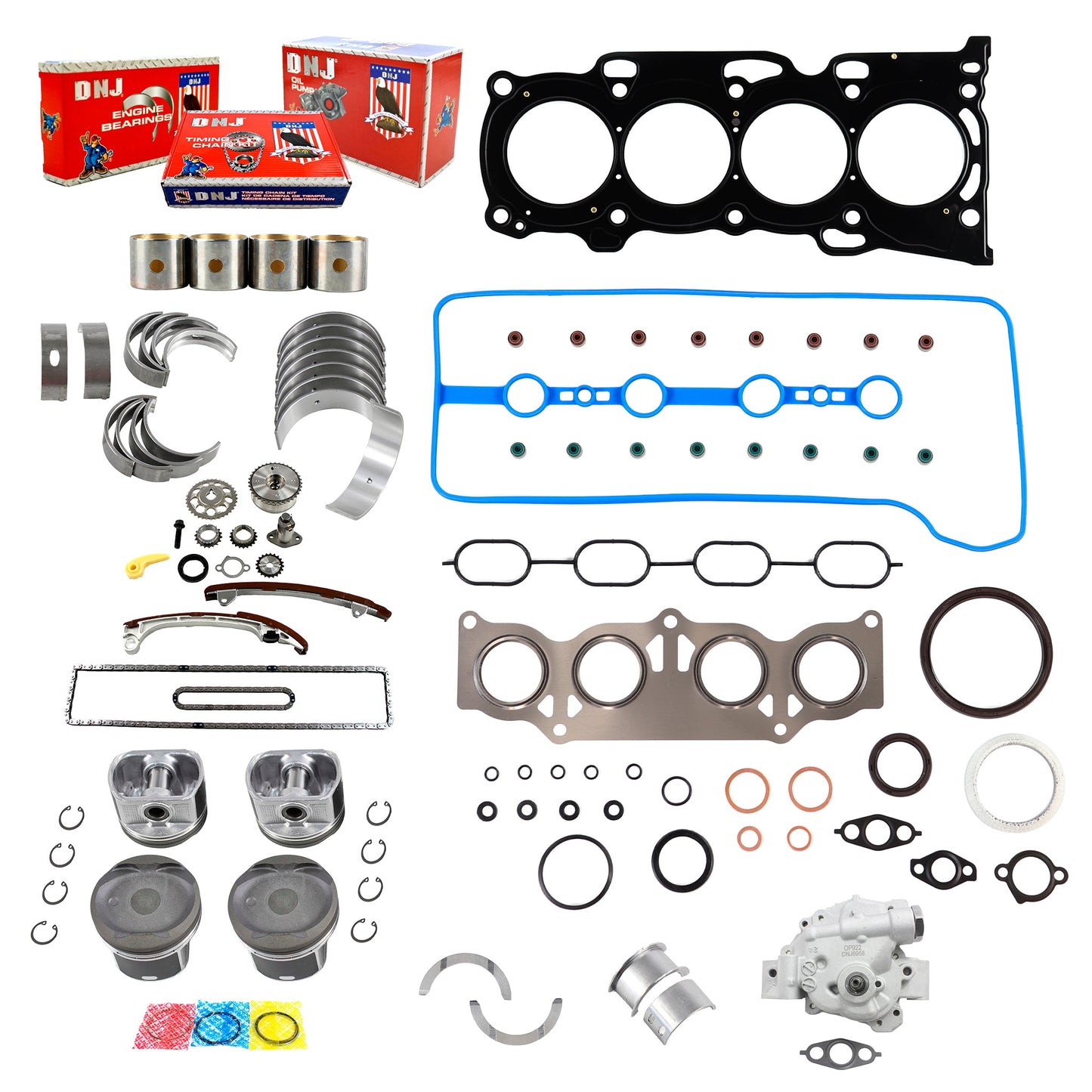 Master Engine Rebuild Kit 2001-2003 Toyota Rav4 2.0L