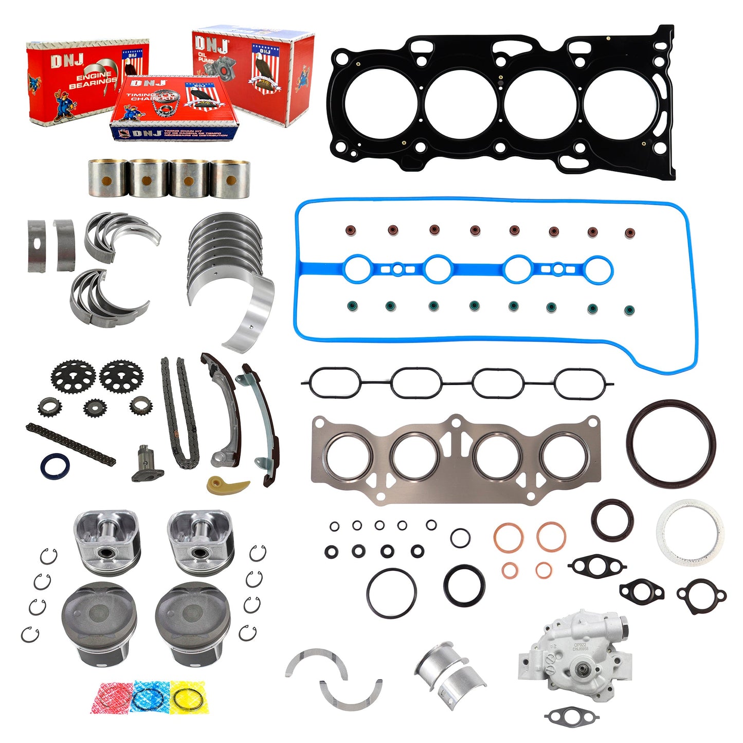 Master Engine Rebuild Kit 2001-2003 Toyota 2.0L