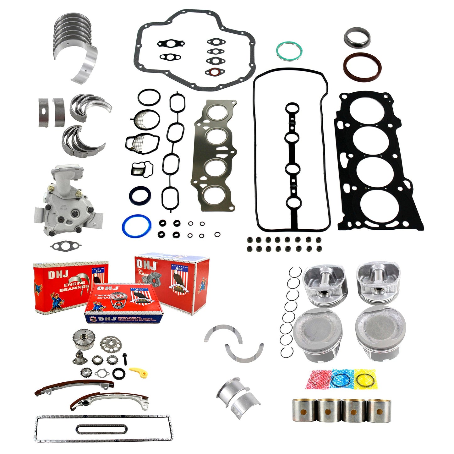 Master Engine Rebuild Kit 2007 Toyota 2.4L
