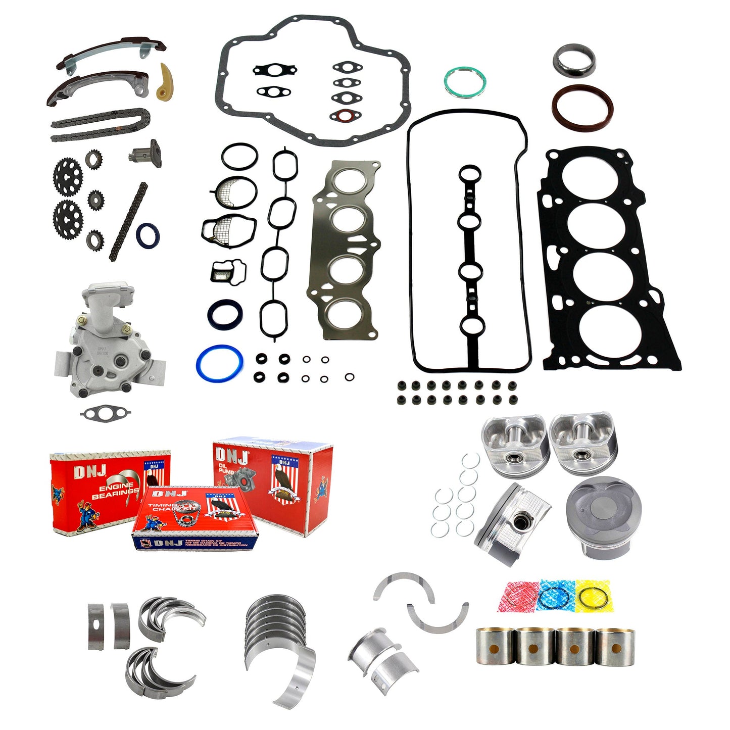 Master Engine Rebuild Kit 2007-2012 Lexus,Toyota 2.4L
