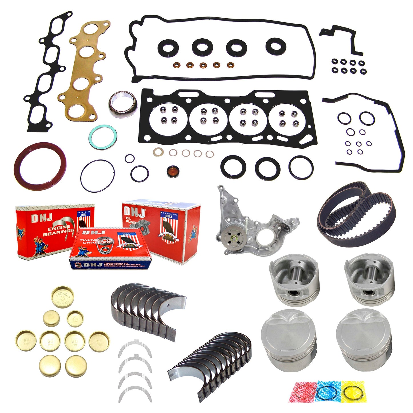 Master Engine Rebuild Kit 1995-1998 Toyota 1.5L