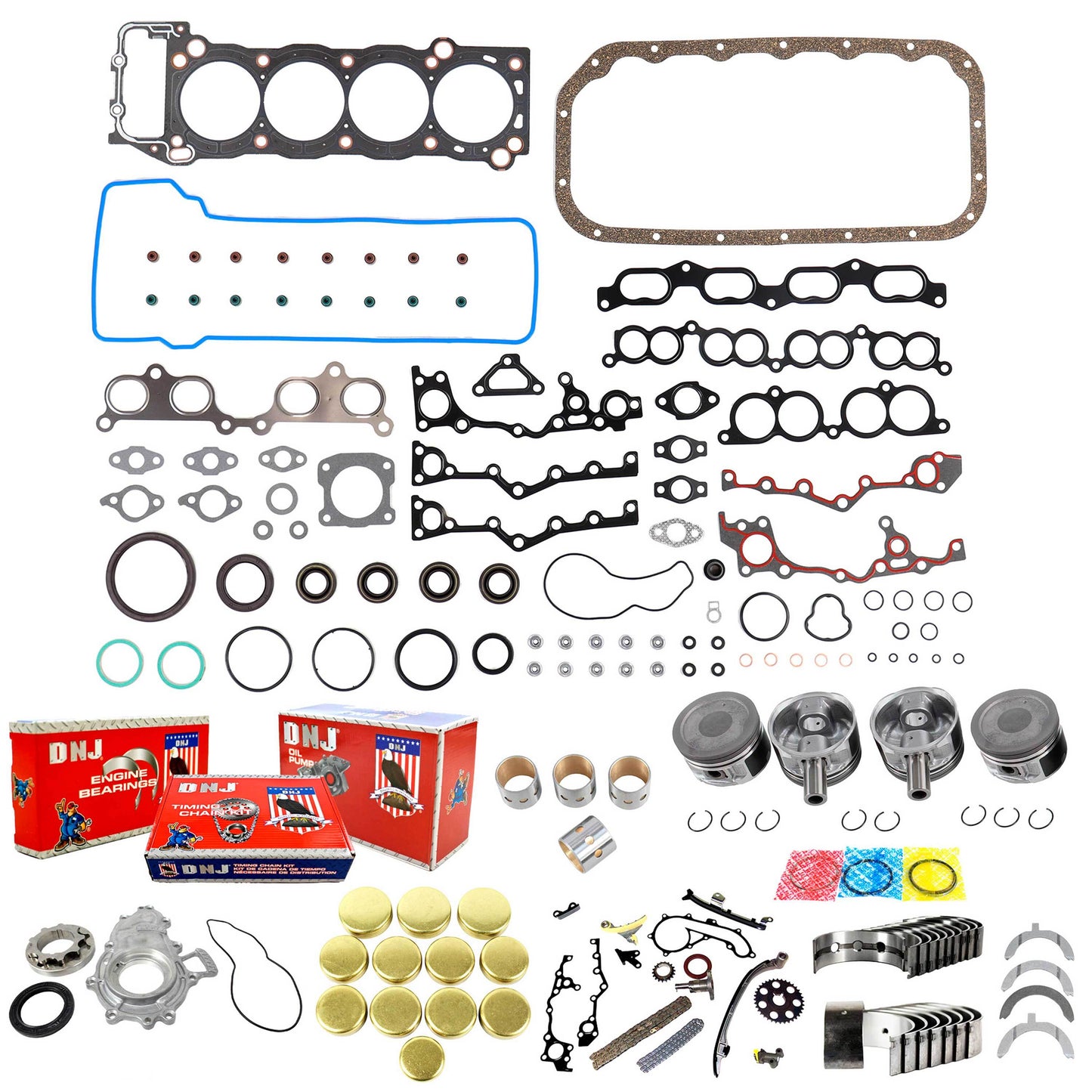 Master Engine Rebuild Kit 1994-2004 Toyota 2.7L