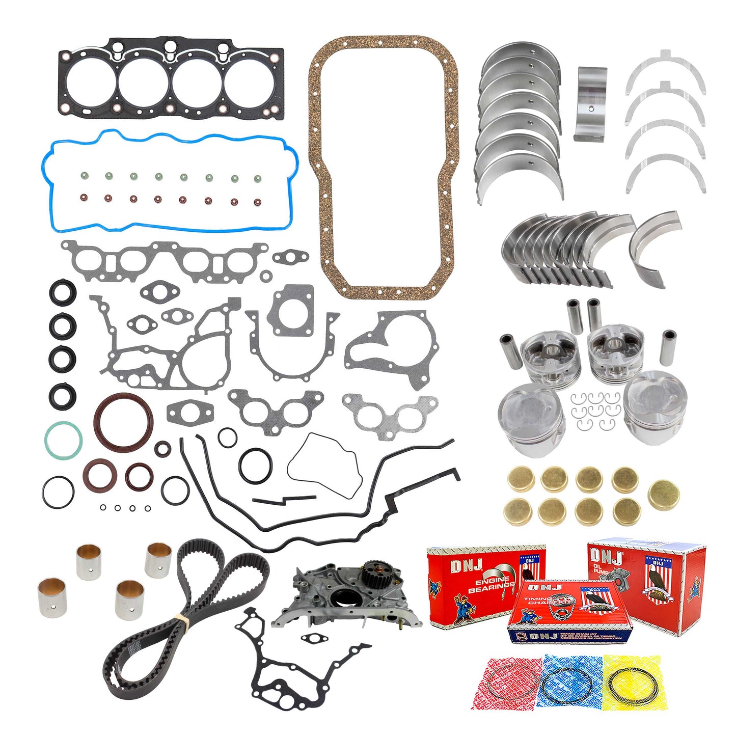 Master Engine Rebuild Kit 1996 Toyota 2.2L