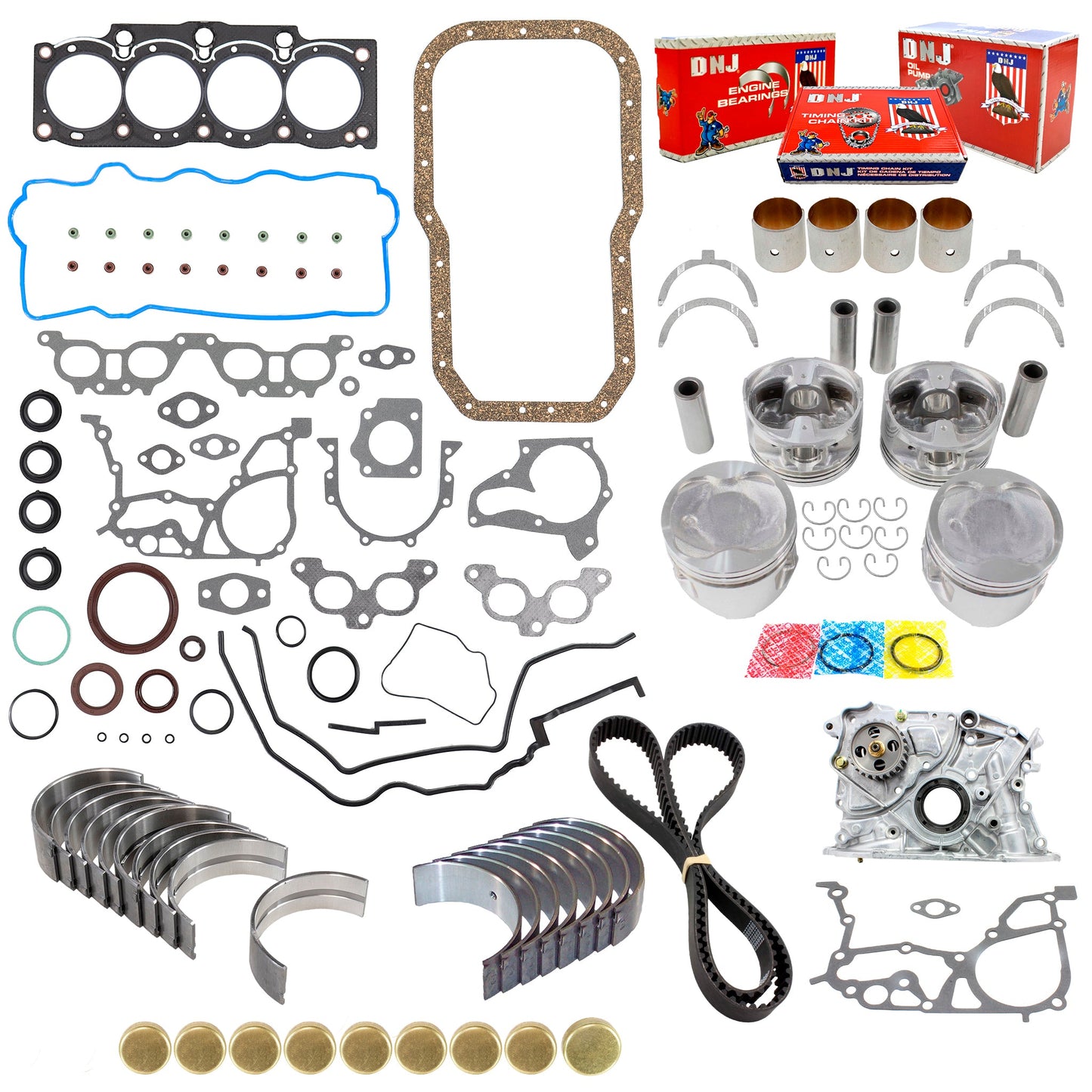 Master Engine Rebuild Kit 1992-1996 Toyota 2.2L