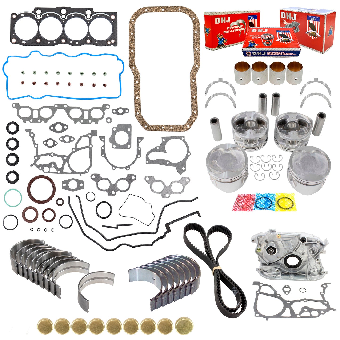 Master Engine Rebuild Kit 1990-1995 Toyota 2.2L
