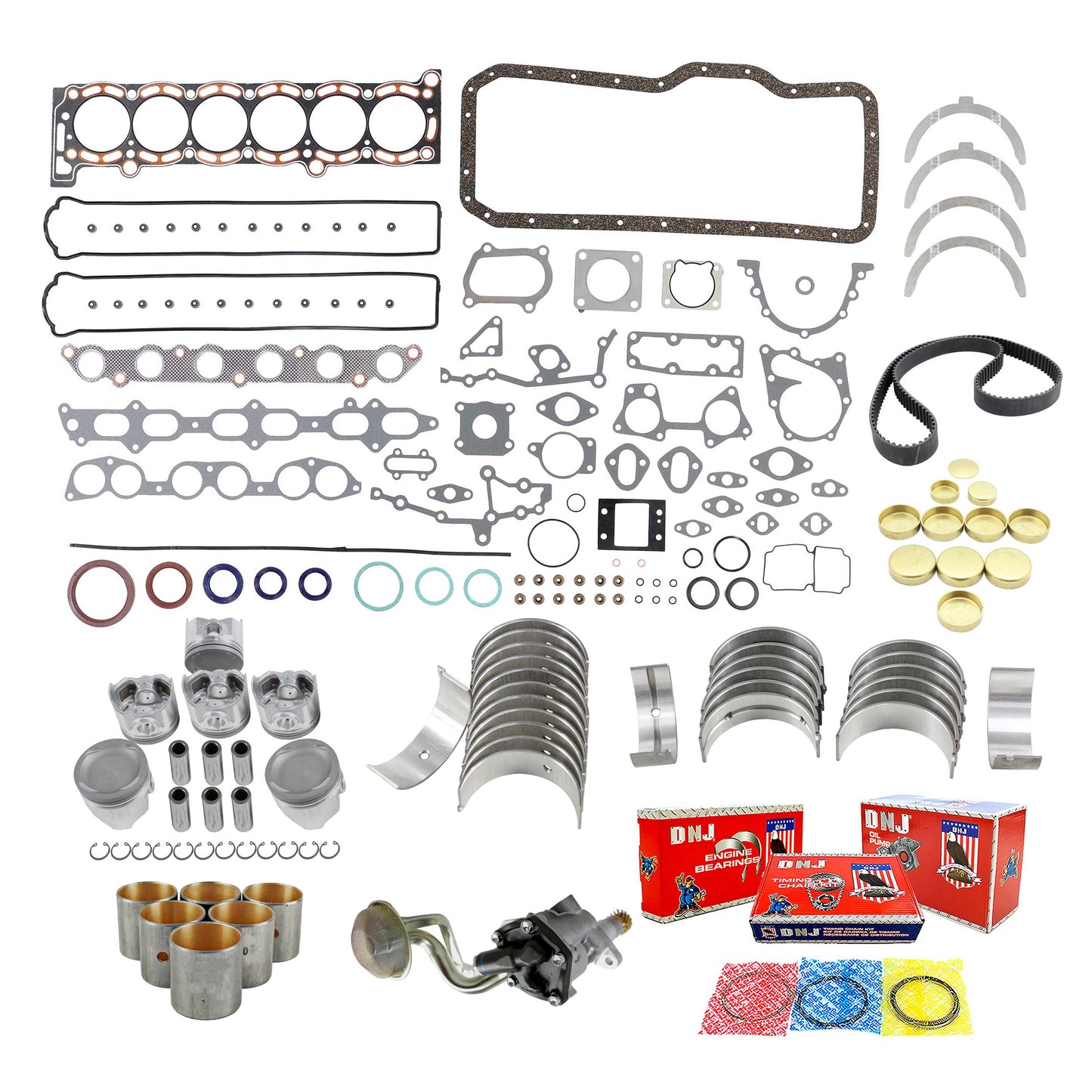 Master Engine Rebuild Kit 1987-1992 Toyota 3.0L L6 Turbo