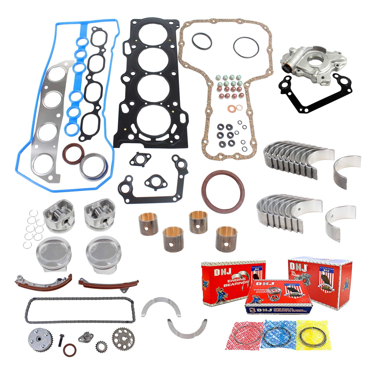 Master Engine Rebuild Kit 1998-1999 Chevrolet,Toyota 1.8L