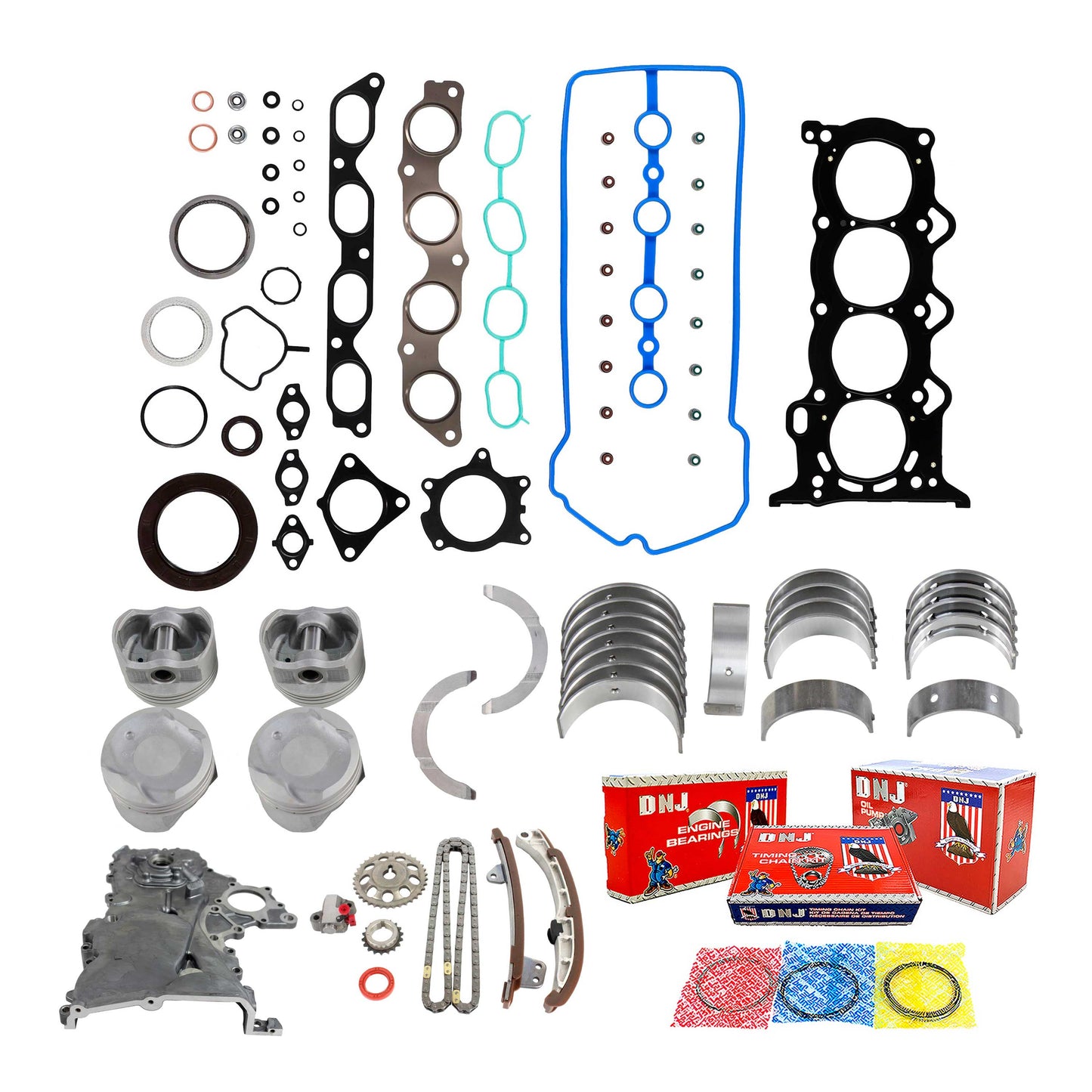 Master Engine Rebuild Kit 2001-2003 Toyota 1.5L