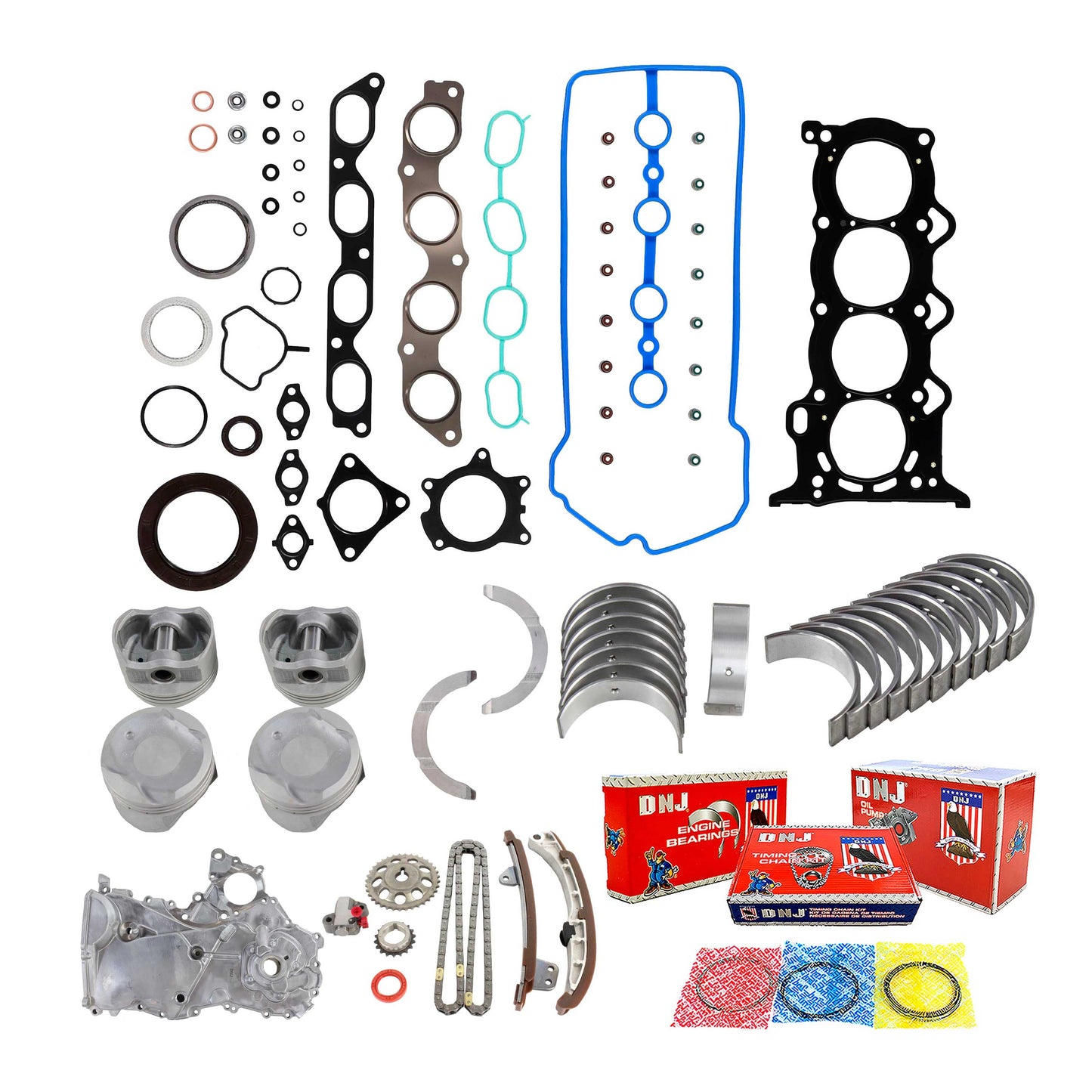 Master Engine Rebuild Kit 2003-2012 Toyota 1.5L