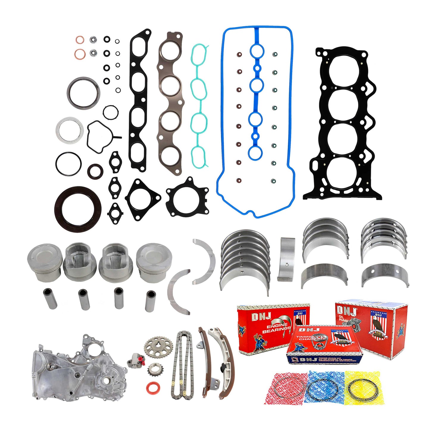 Master Engine Rebuild Kit 2001-2006 Scion,Toyota 1.5L