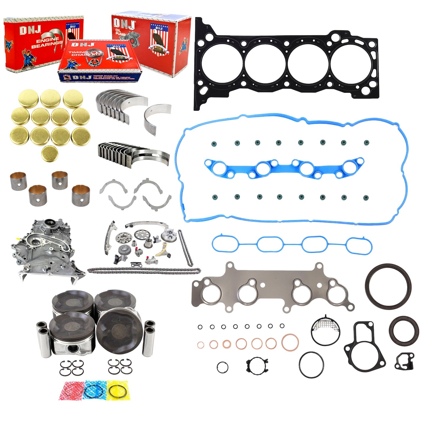 Master Engine Rebuild Kit 2005-2012 Toyota 2.7L