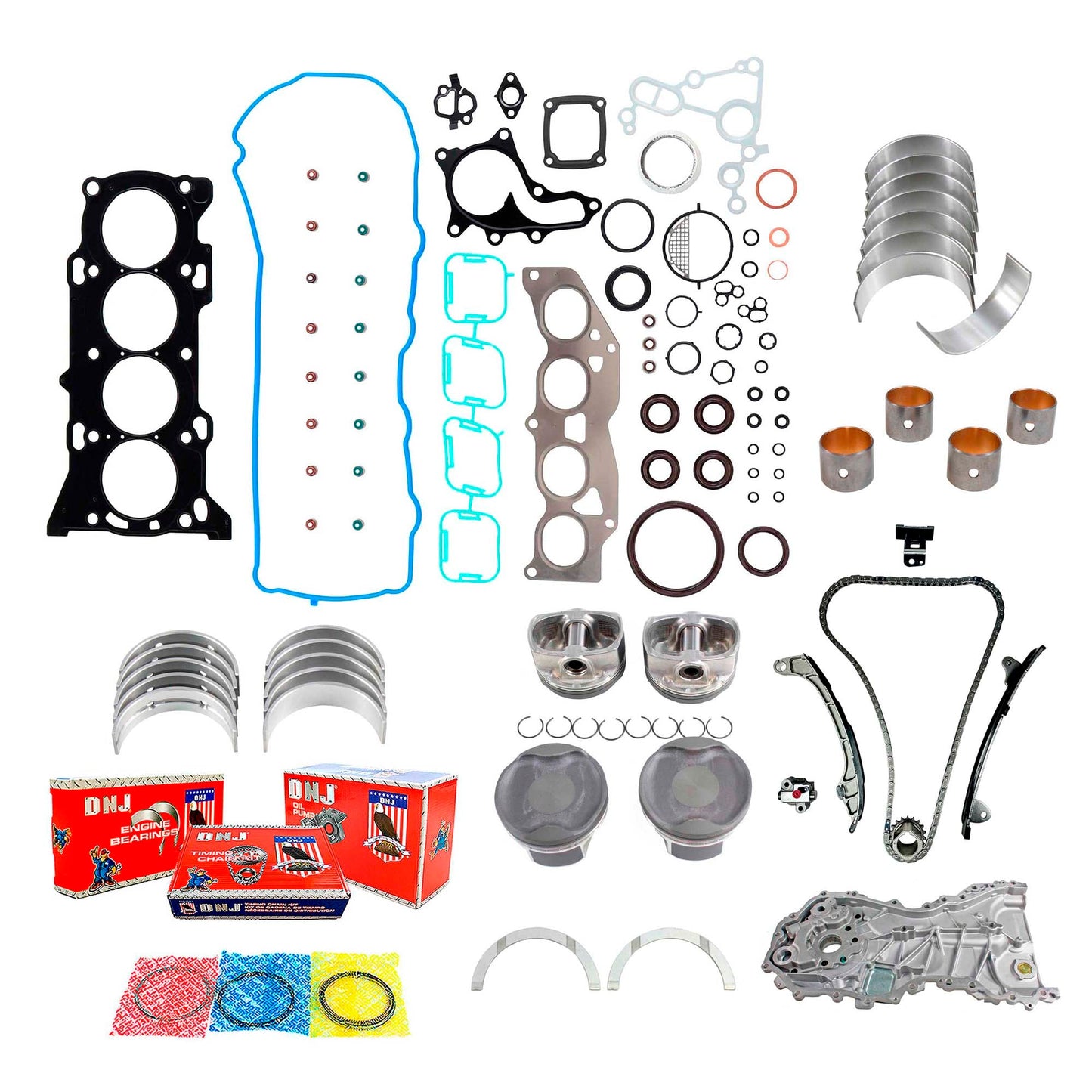 Master Engine Rebuild Kit 2009-2019 Toyota 2.7L