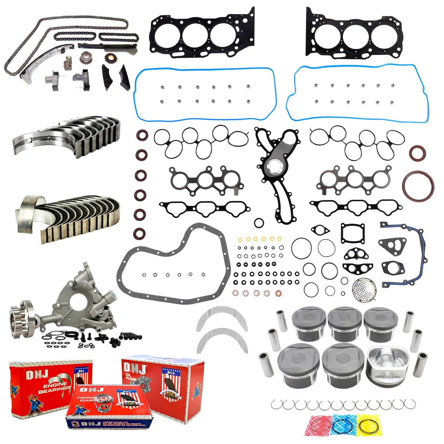 Master Engine Rebuild Kit 2006-2013 Lexus 3.5L V6