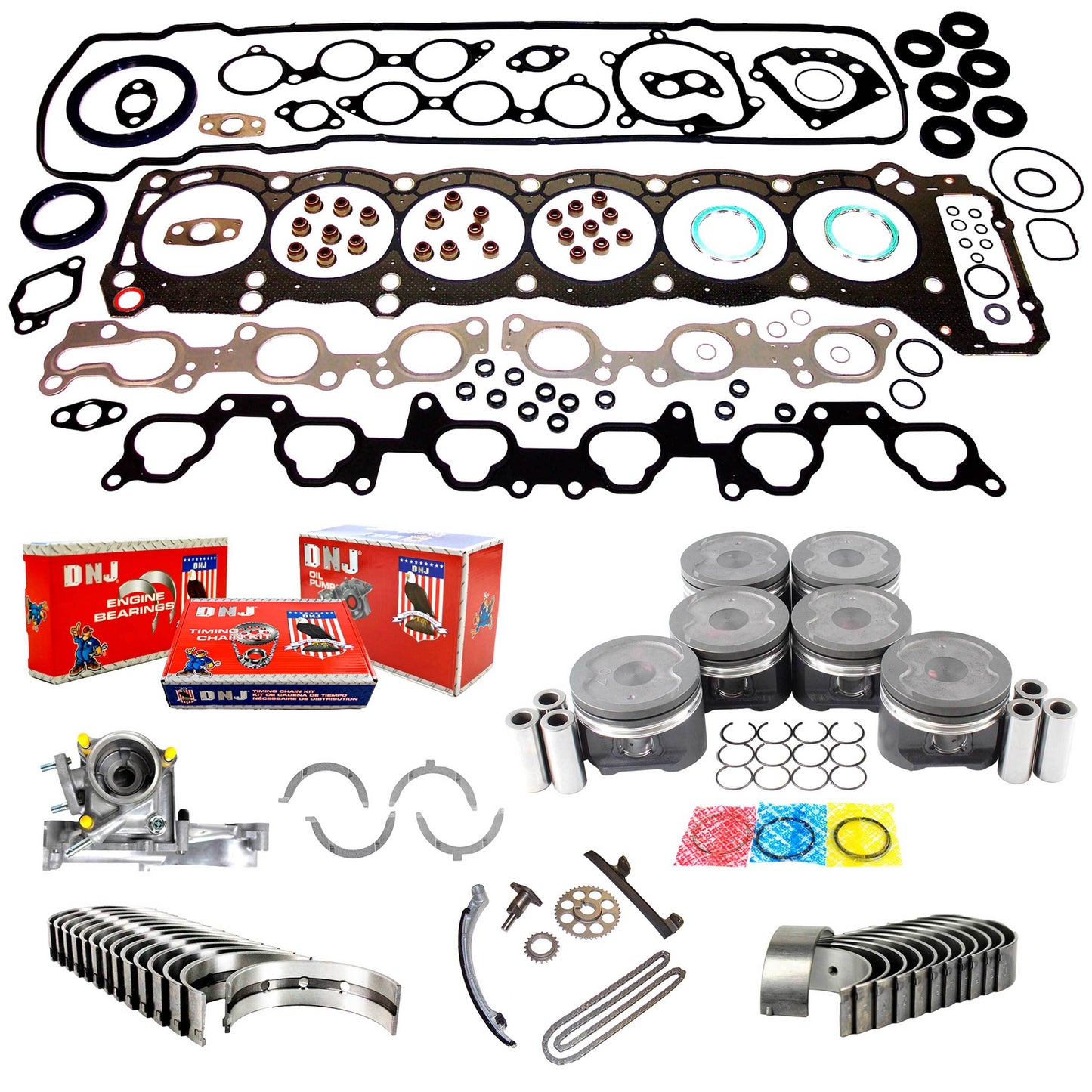 Master Engine Rebuild Kit 1993-1997 Lexus,Toyota 4.5L