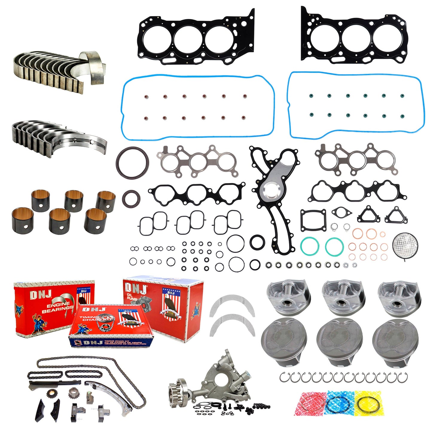 Master Engine Rebuild Kit for 2005-2018 Lexus & Toyota 3.5L V6