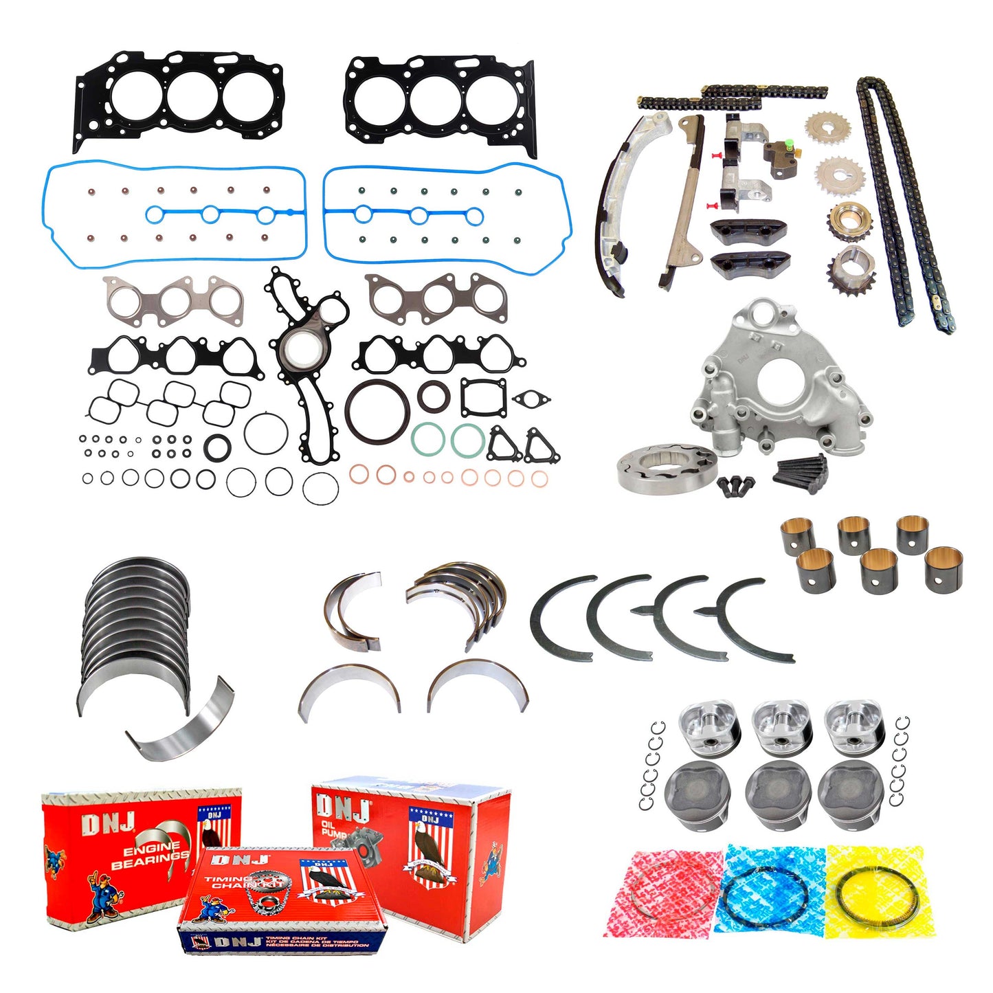 Master Engine Rebuild Kit 2003-2011 Toyota 4.0L V6