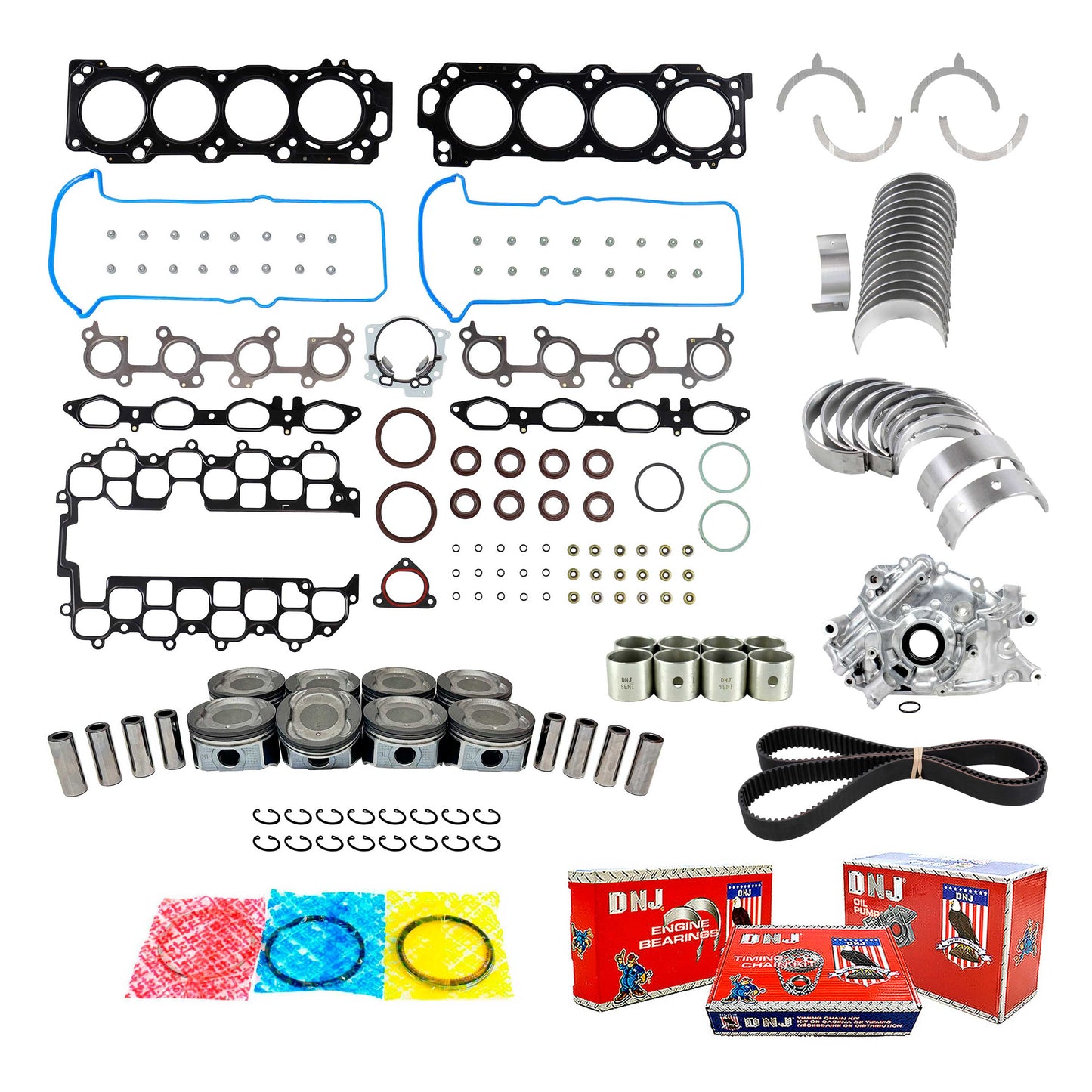 Master Engine Rebuild Kit 2001-2010 Lexus 4.3L V8