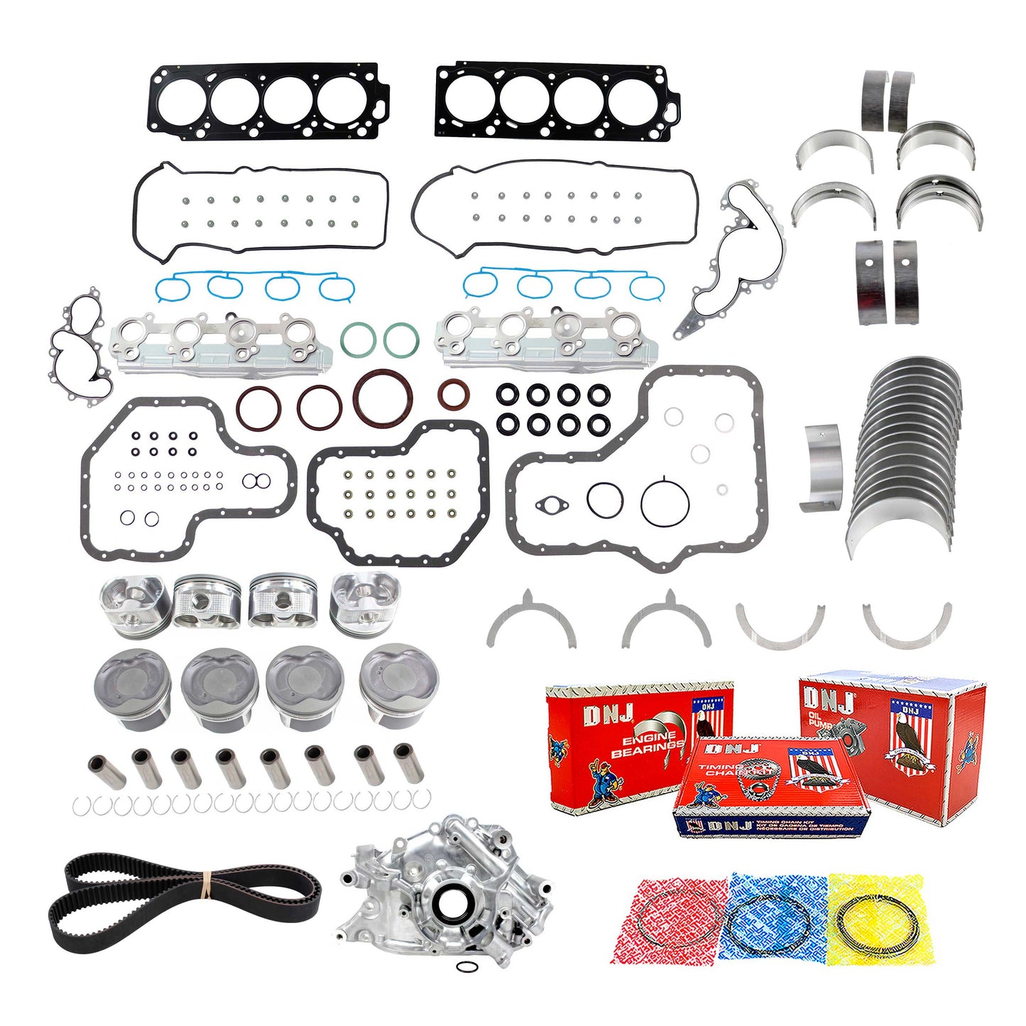 Master Engine Rebuild Kit 2005-2009 Lexus and Toyota 4.7L V8