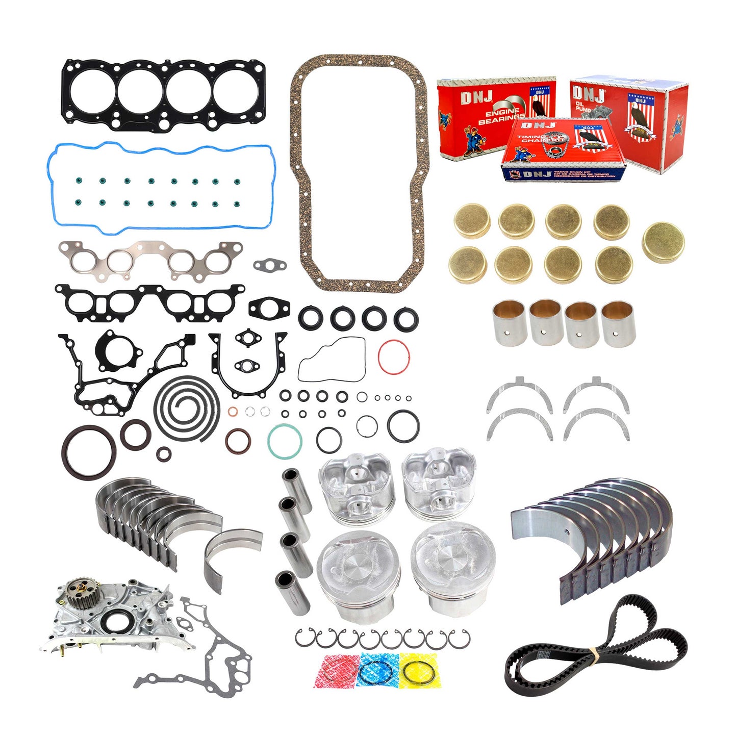 Master Engine Rebuild Kit 1998-2001 Toyota 2.2L