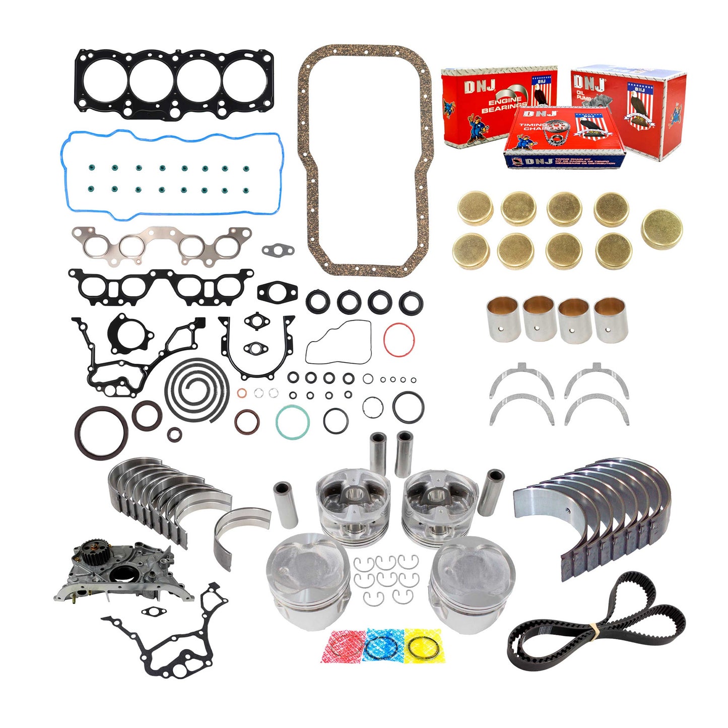 Master Engine Rebuild Kit 1996-1999 Toyota 2.2L