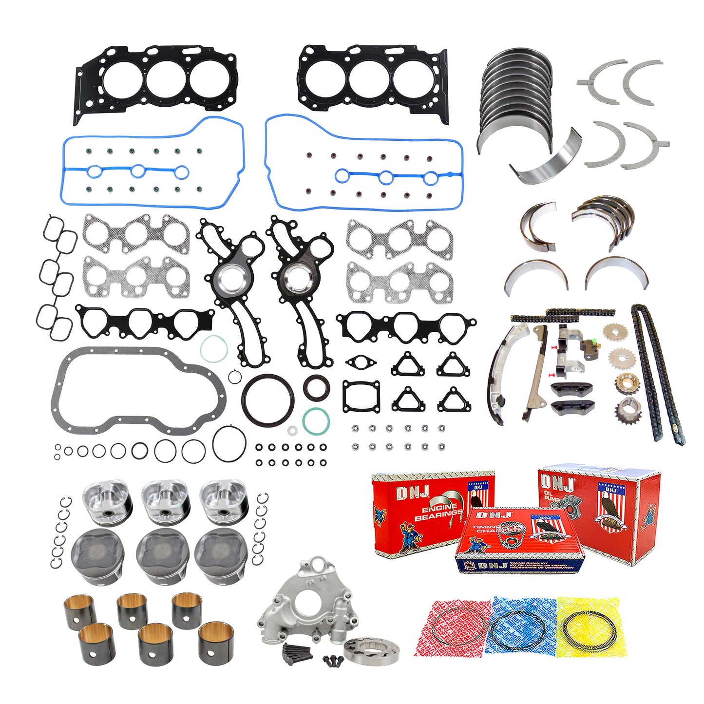 Master Engine Rebuild Kit 2007-2015 Toyota 4.0L V6