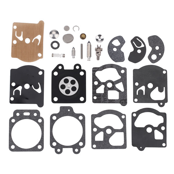 Carb Rebuild kit for K10-WAT Stihl Echo Homelite Husqvarna Chainsaw Trimmer Walbro WA WT Series Carburetor Gasket Diaphragm # 12310016330
