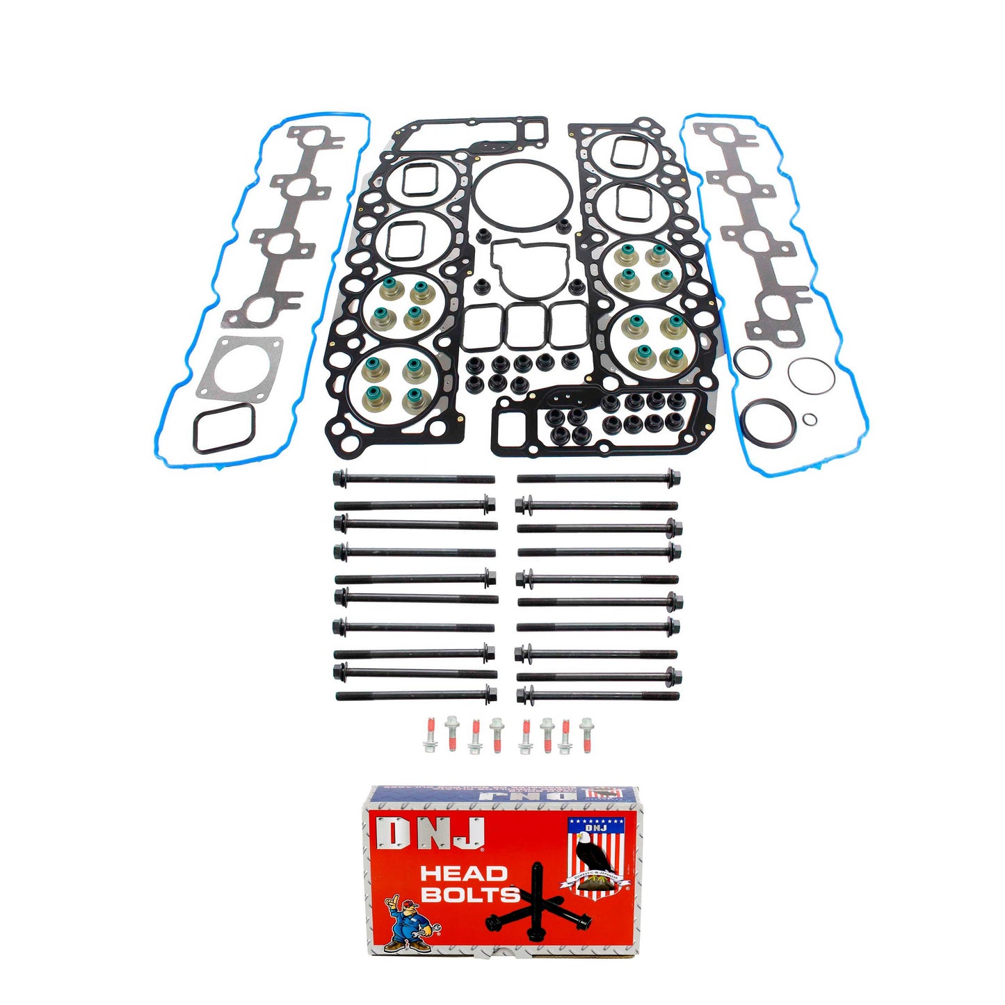 Cylinder Head Gasket set with Head Bolt Kit 1999-2003 Dodge, Jeep 4.7L V8