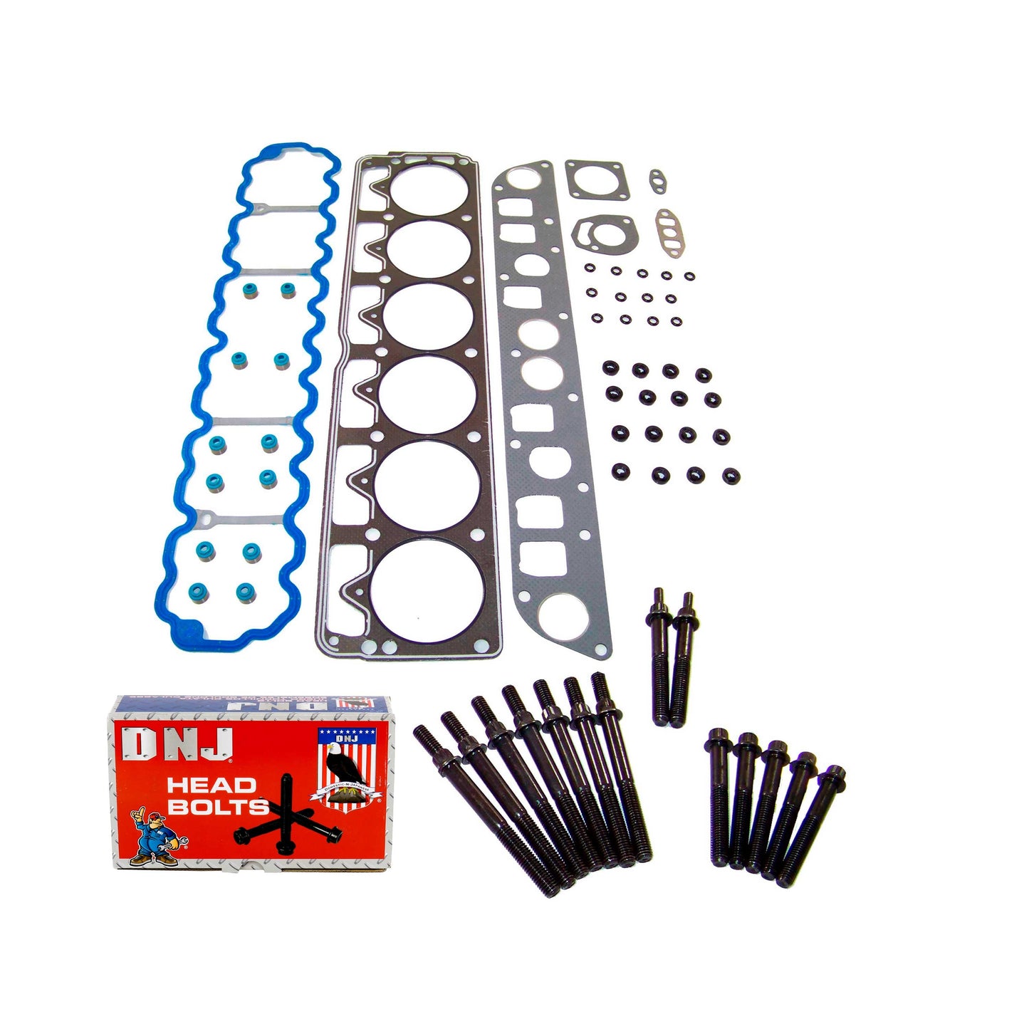 Cylinder Head Gasket set with Head Bolt Kit 1996–1998 Jeep 4.0L L6
