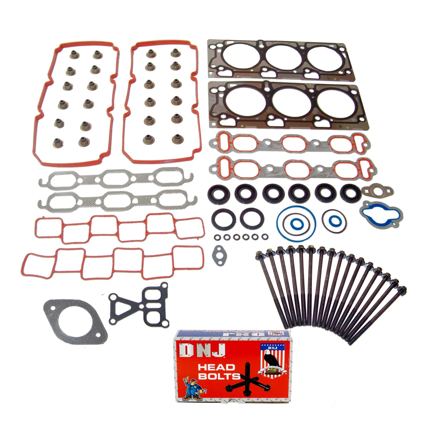 Cylinder Head Gasket set with Head Bolt Kit 2007-2010 Chrysler, Dodge 3.5L V6
