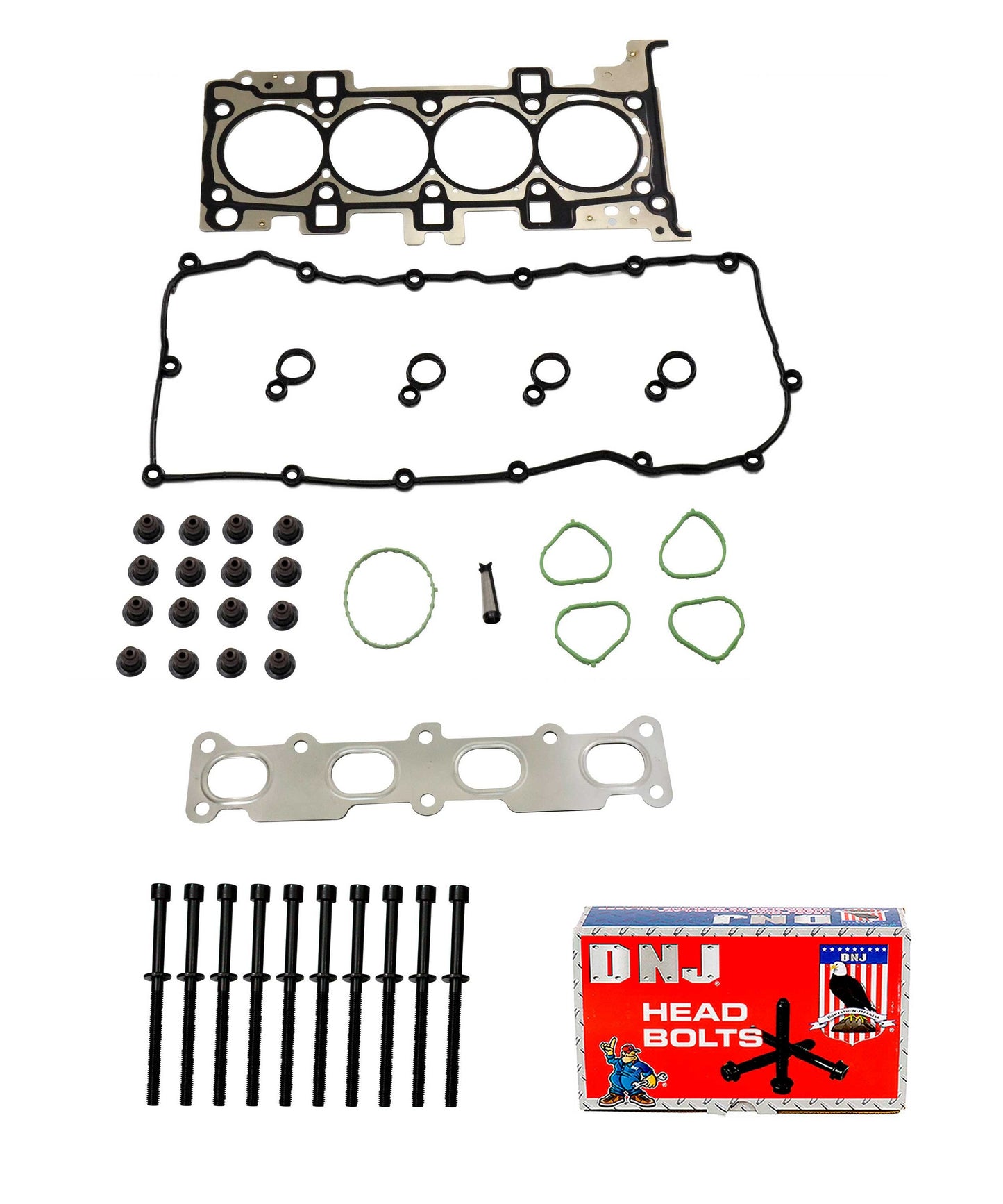 Cylinder Head Gasket set with Head Bolt Kit