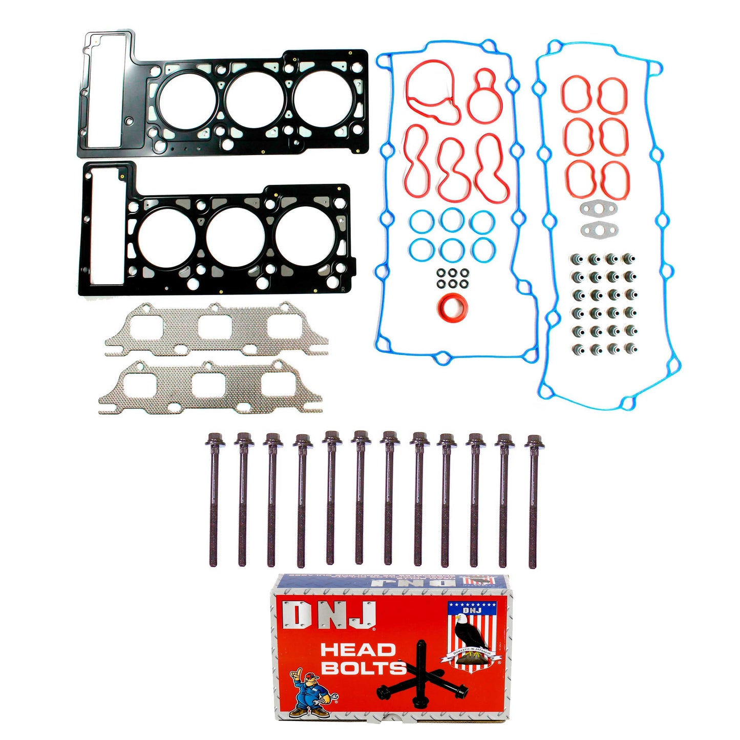 Cylinder Head Gasket set with Head Bolt Kit 1998-2000 Chrysler,Dodge 2.7L
