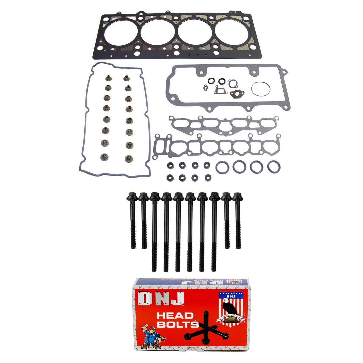 Cylinder Head Gasket set with Head Bolt Kit