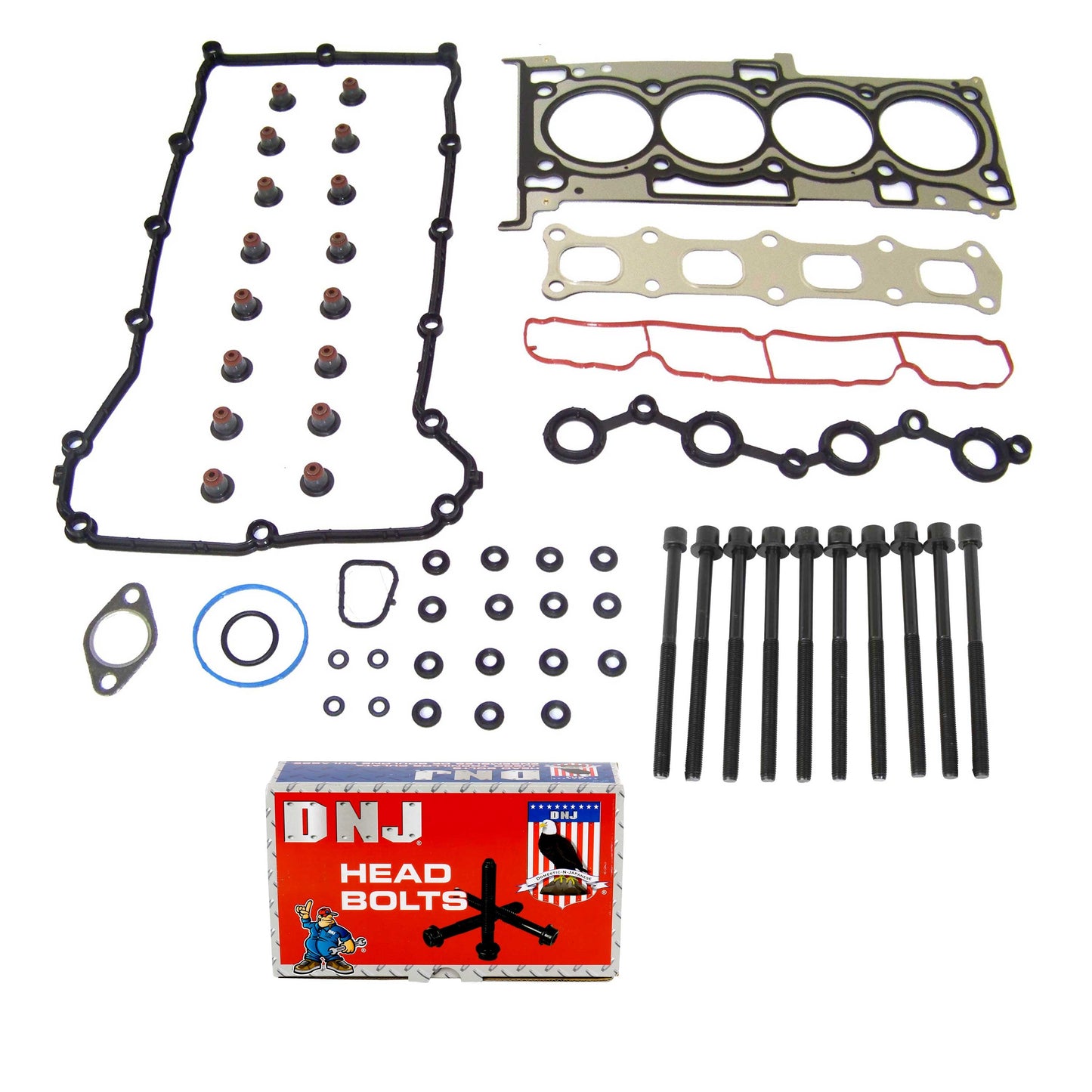 Cylinder Head Gasket set with Head Bolt Kit 2007-2020 Chrysler, Dodge, Jeep 2.4L L4