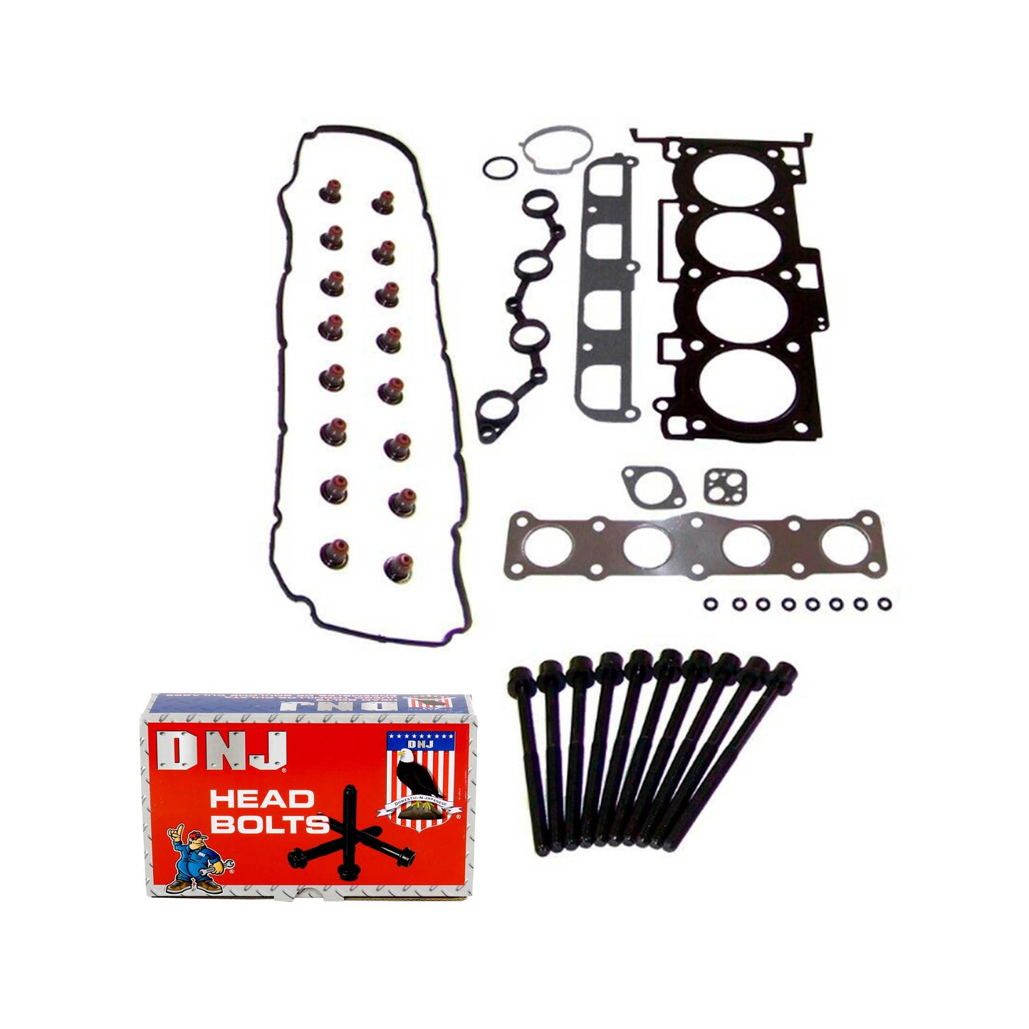 Cylinder Head Gasket set with Head Bolt Kit 2006-2008 Hyundai,Kia 2.4L