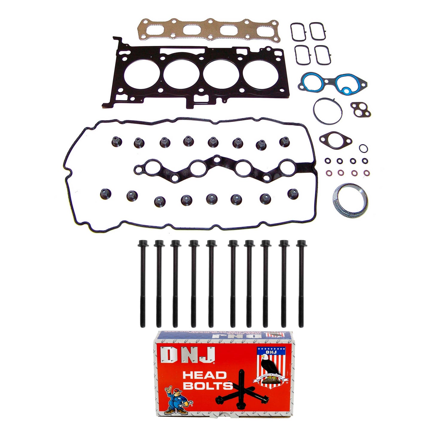 Cylinder Head Gasket set with Head Bolt Kit