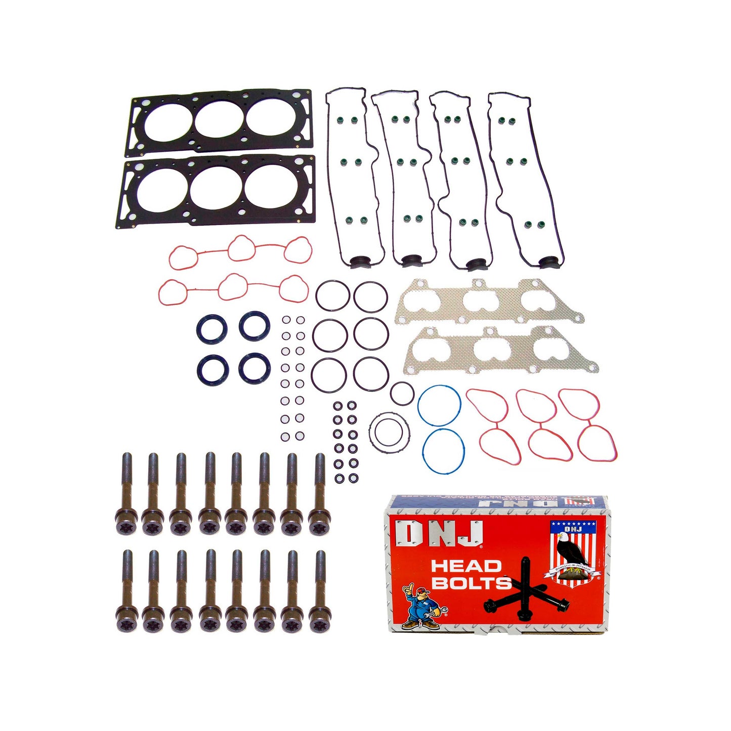 Cylinder Head Gasket set with Head Bolt Kit 2003-2004 Cadillac 3.2L