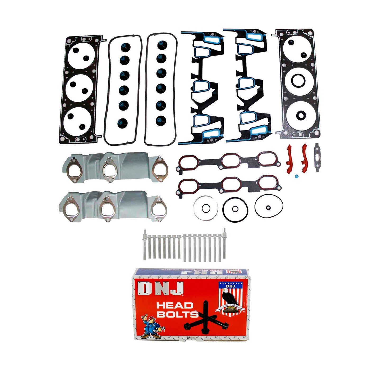 Cylinder Head Gasket set with Head Bolt Kit 2005-2009 Chevrolet,Pontiac 3.4L