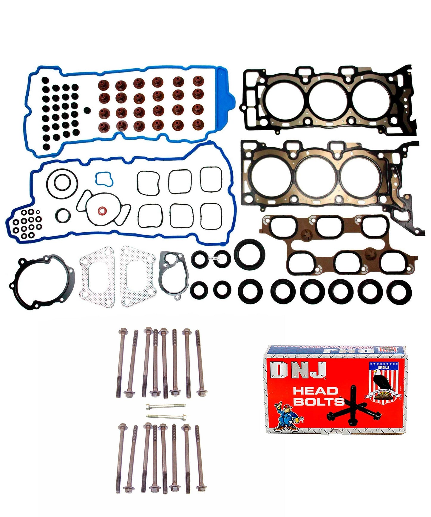Cylinder Head Gasket set with Head Bolt Kit