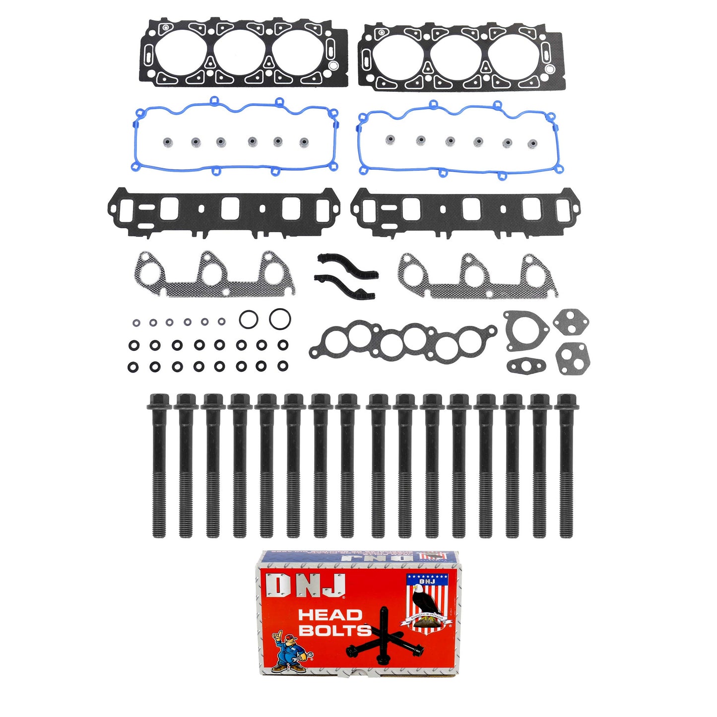 Cylinder Head Gasket set with Head Bolt Kit