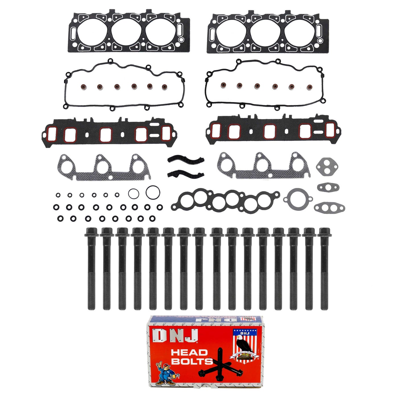 Cylinder Head Gasket set with Head Bolt Kit