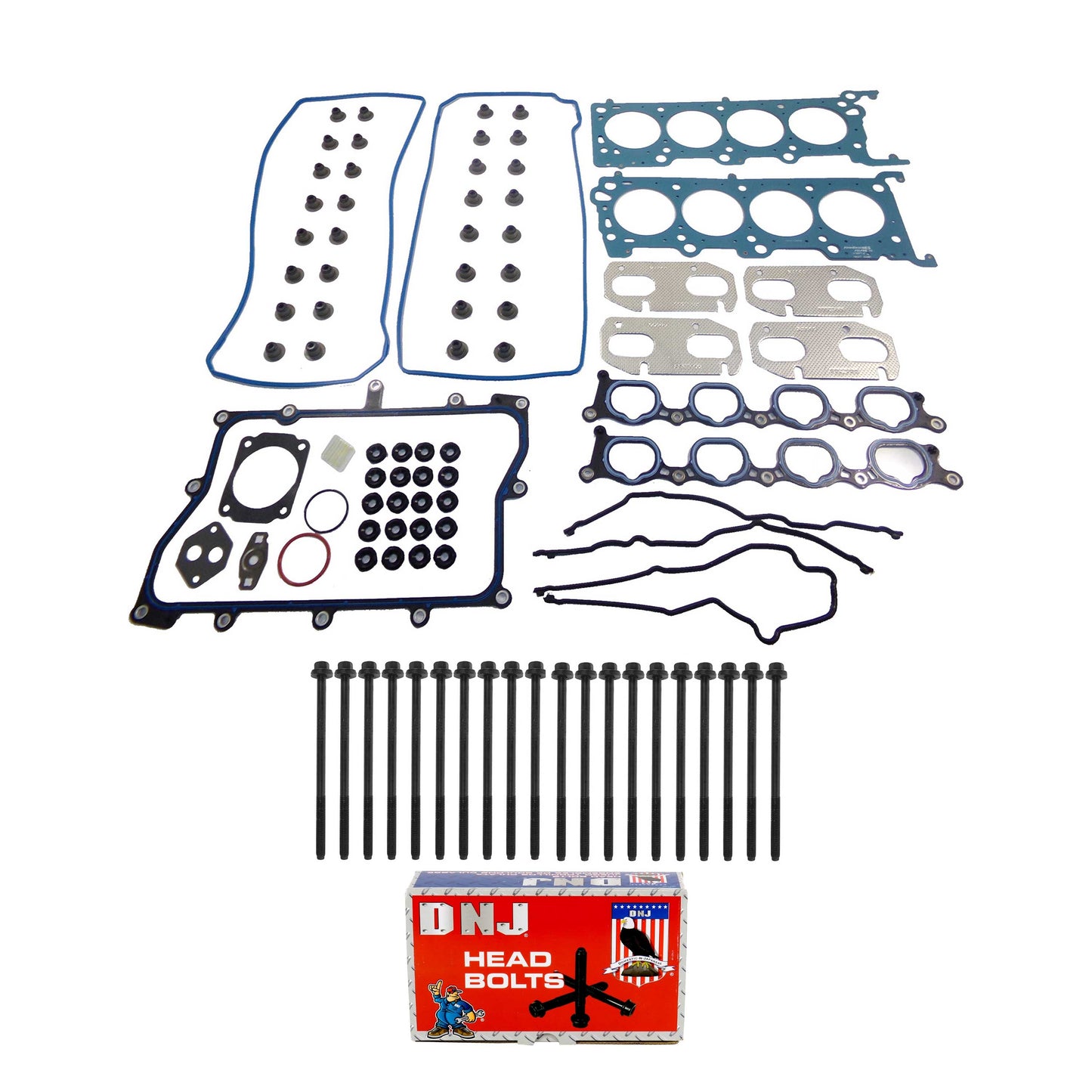 Cylinder Head Gasket set with Head Bolt Kit for 2005 Lincoln Aviator 4.6L V8
