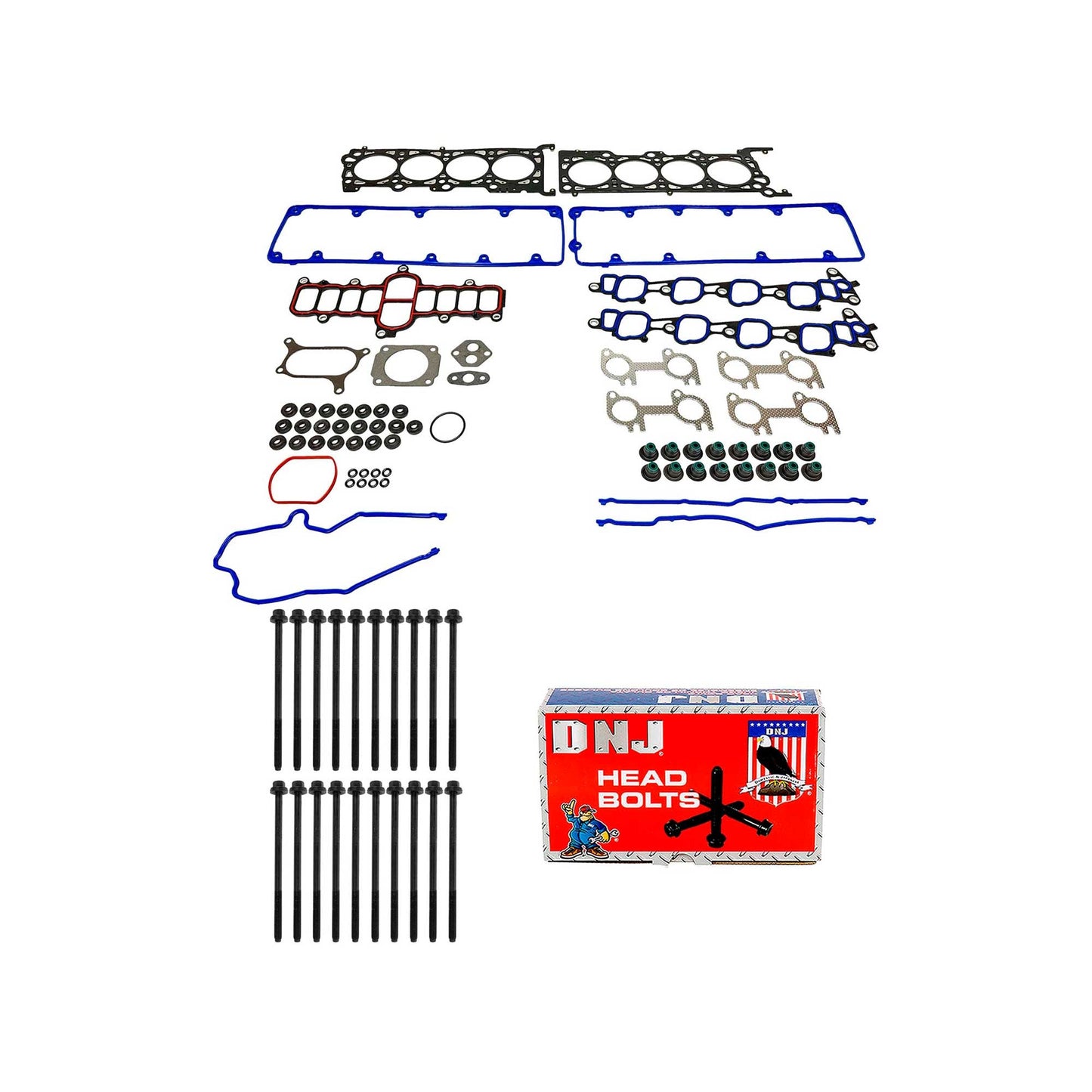 Cylinder Head Gasket set with Head Bolt Kit 2002-2004 Ford 4.6L