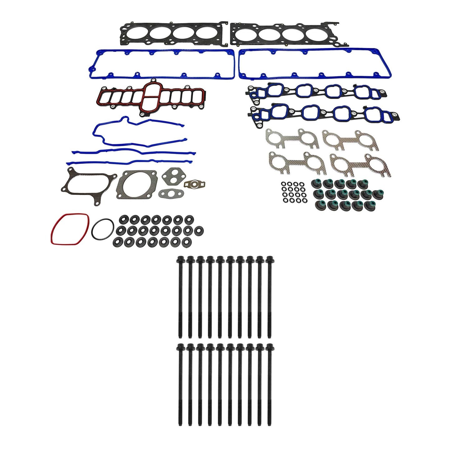 Cylinder Head Gasket set with Head Bolt Kit 2004-2008 Ford 4.6L